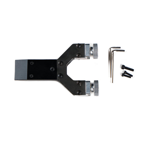 TSPROF single clamp mounted for outdoor folding knife sharpening workflow.