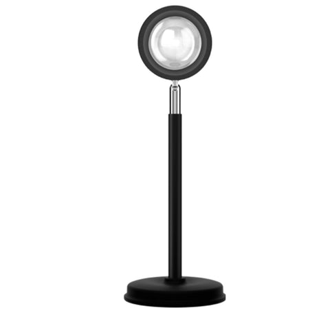Tsrarey Sunset Lamp enhances bedroom decor with romantic ambiance.