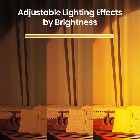 Tsrarey Sunset Lamp durable cool design ensures safe, long-lasting use.