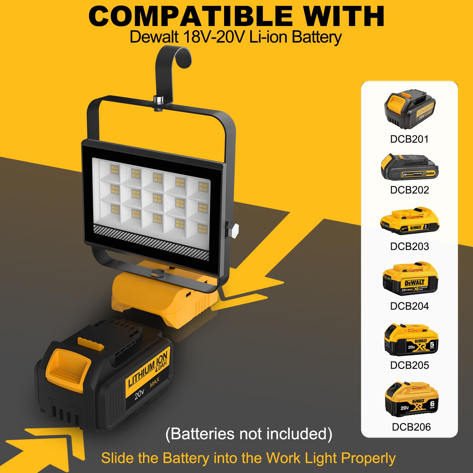 T-SUN 48LED cordless light—high visibility for dim garages and outdoor tasks