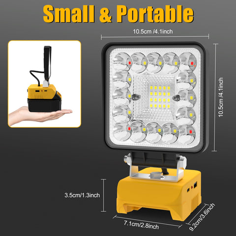 T-SUN 55W Work Light offers High, Low, and RedLight modes for versatility.
