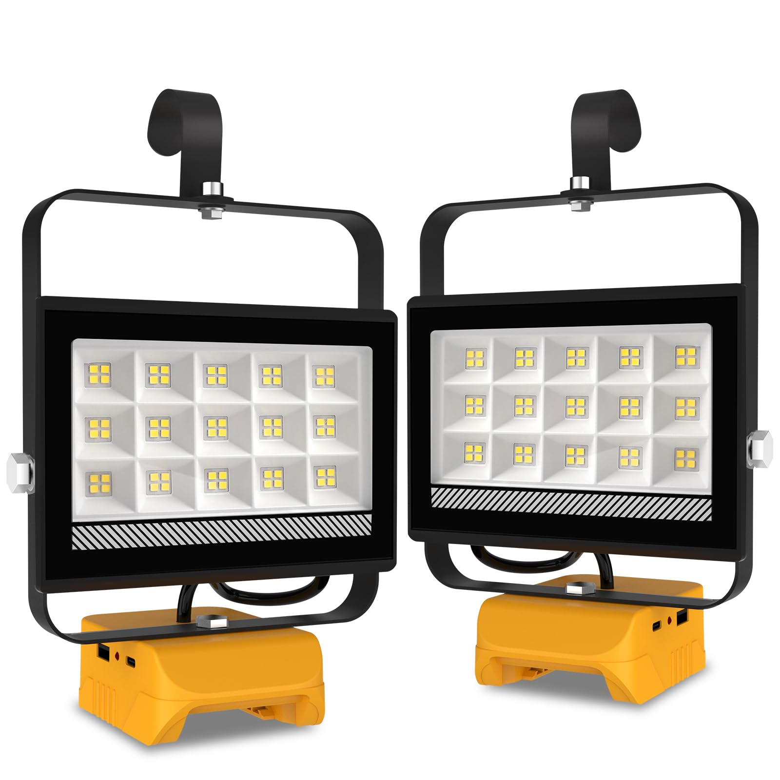 T-SUN 60W work light bundle—portable illumination for DIY projects and job sites