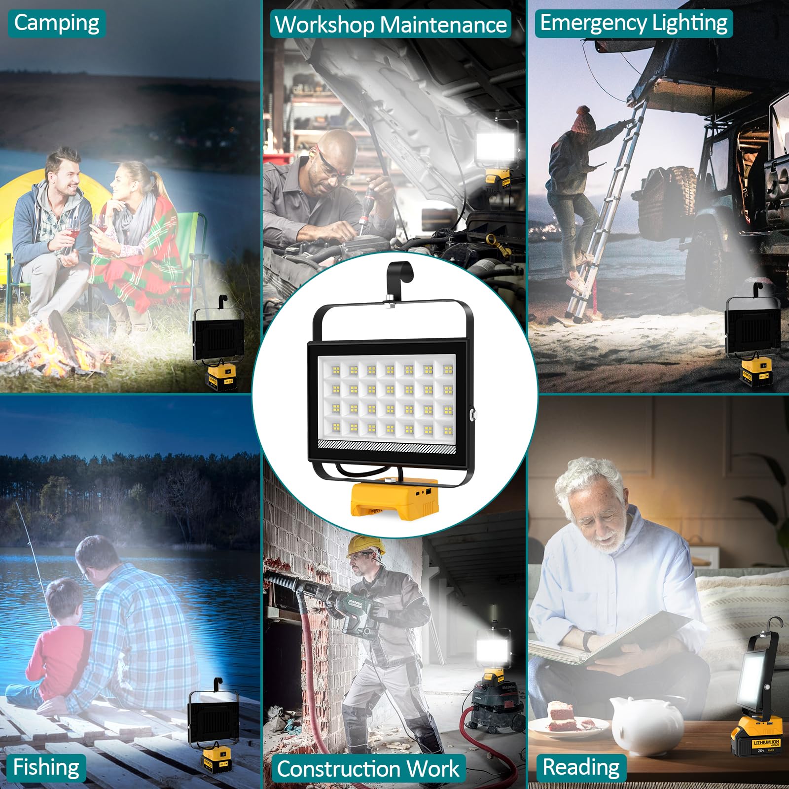 T-SUN ideal for outdoor work, camping, and emergencies.