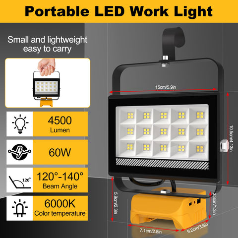 T-SUN 140-degree rotatable head for flexible lighting angles