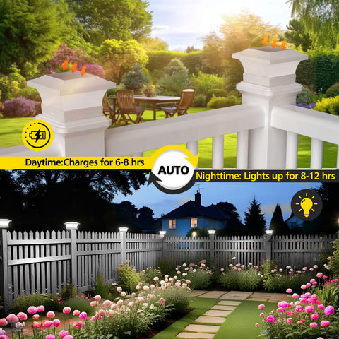 T-SUN post cap light along a garden path providing guiding nighttime illumination.