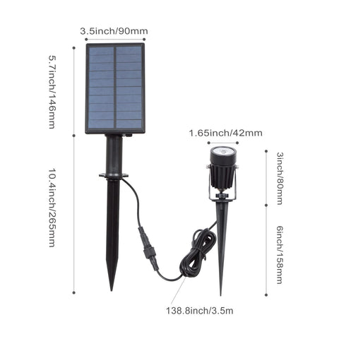 T-SUN spotlight for flags creates focal illumination during outdoor events.