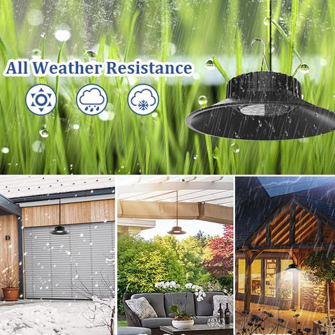 TSUNESLUX solar light with 3 m cable and simple installation.