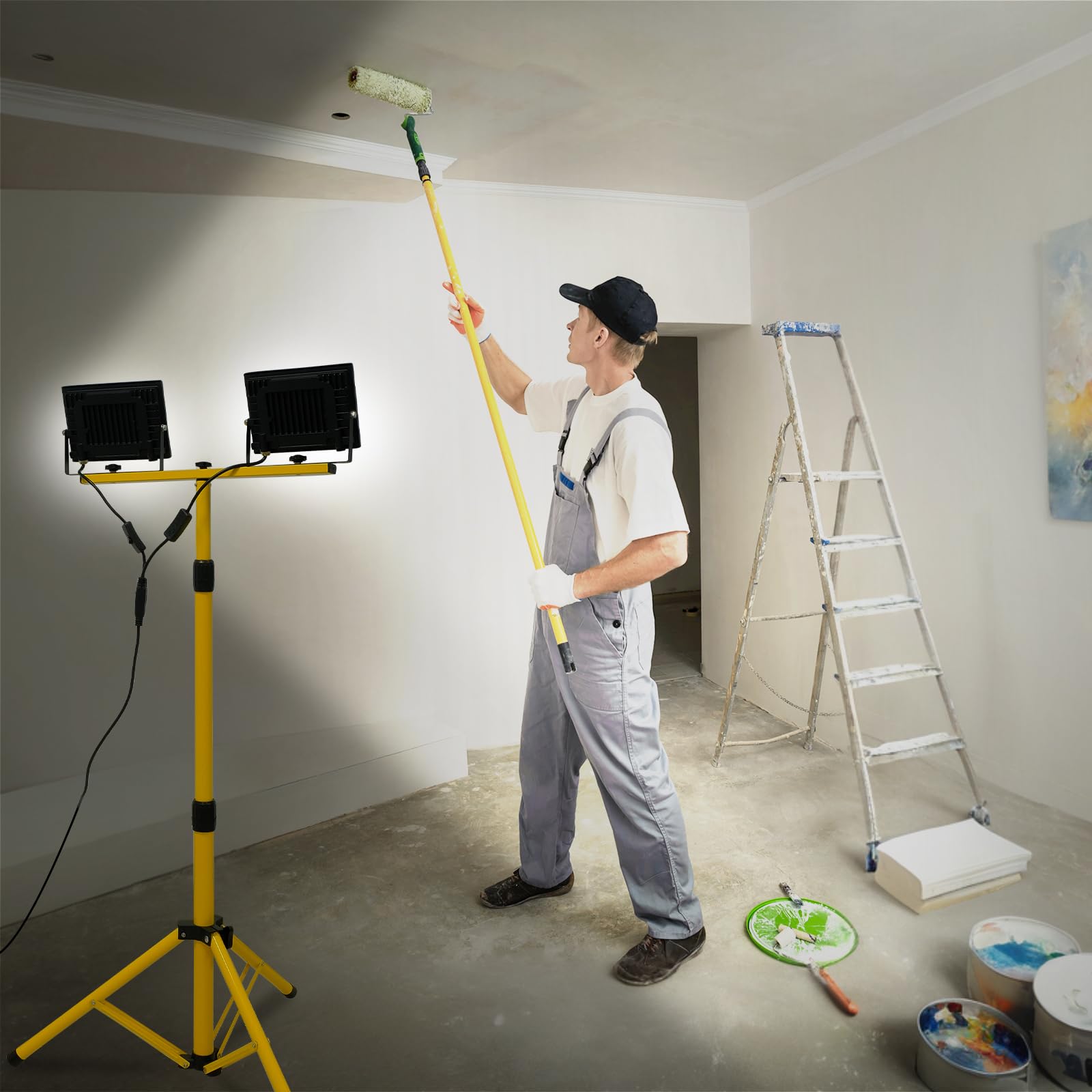 Rugged, rust-resistant shell stands up to construction site conditions.