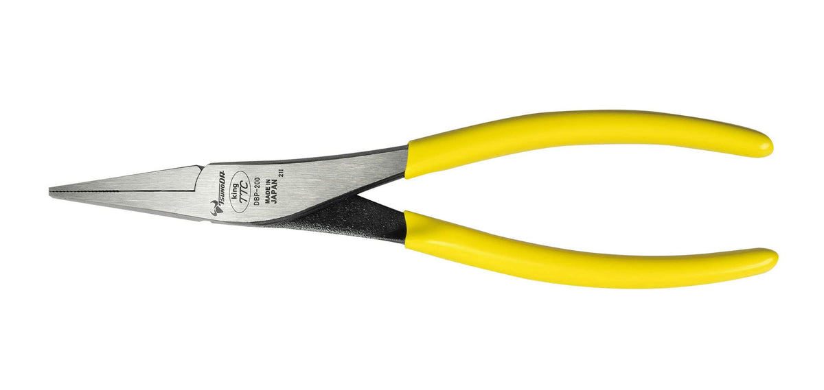 Tsunoda DBP-200 duckbill pliers with wide nose for precise gripping tasks.
