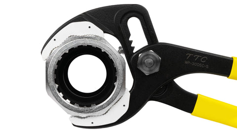Tsunoda WP-300SC-S ergonomic handle design reduces fatigue during extended work.