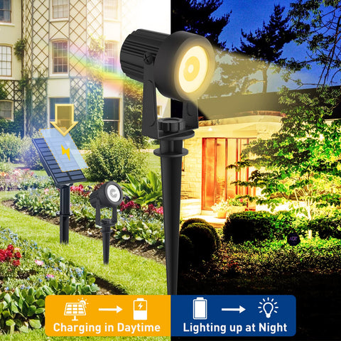 T-SUNUS versatile design supports ground stakes or wall installation