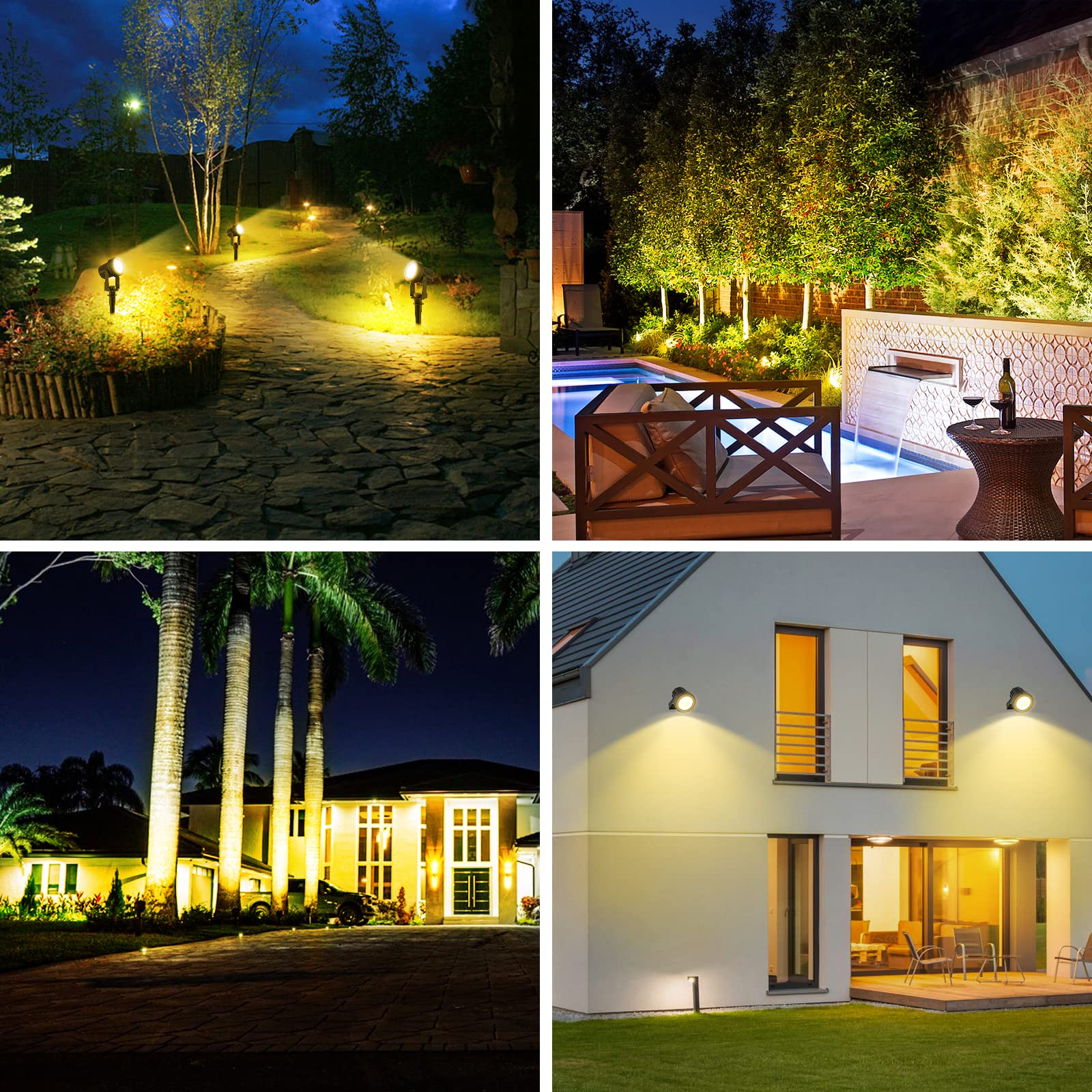 T-SUNUS holiday decor light set adds festive atmosphere to yard