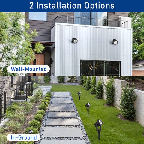 T-SUNUS IP65-rated weatherproof garden lights endure rain and dust
