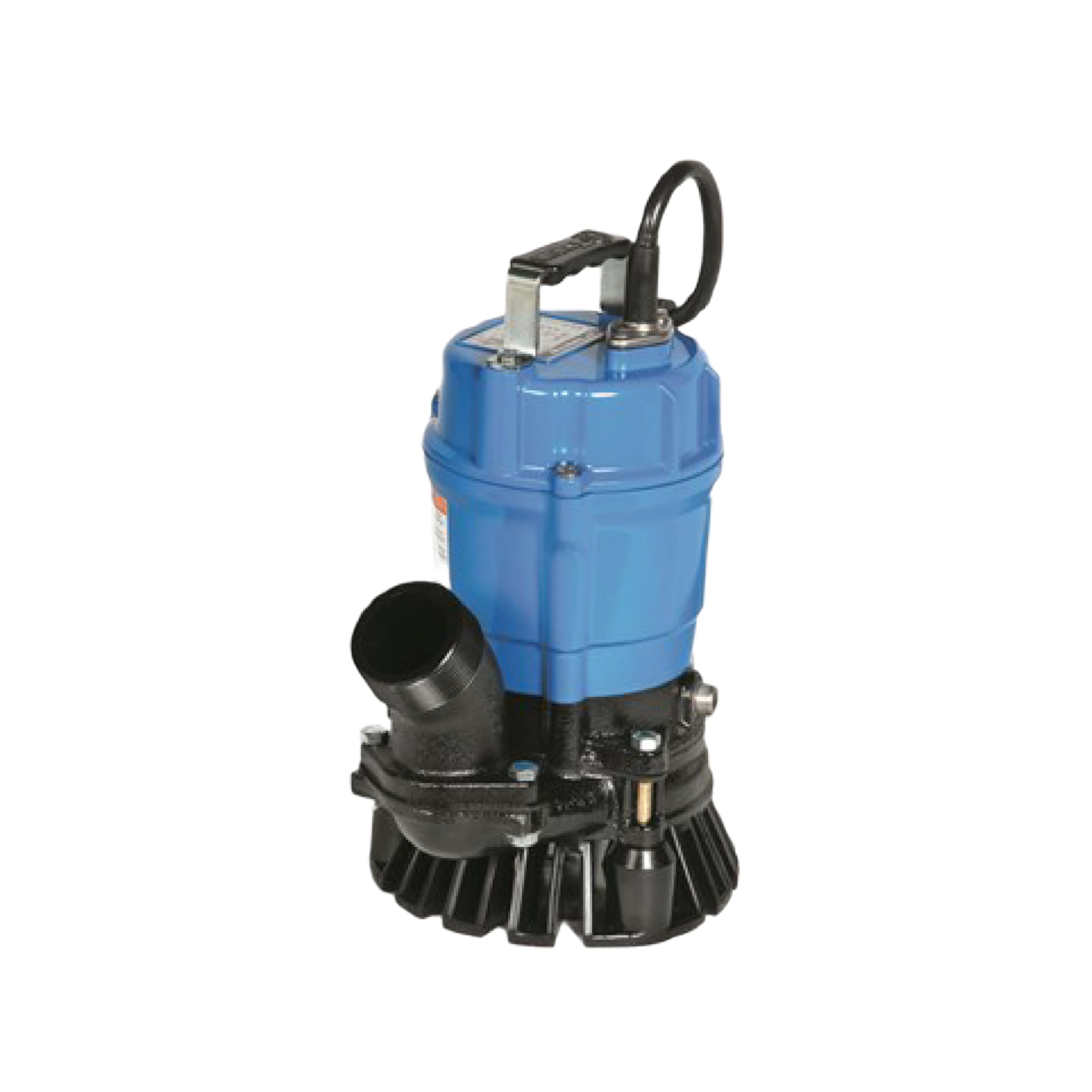 Tsurumi HS2.4S agitator handles debris up to 0.3 inch for dewatering.
