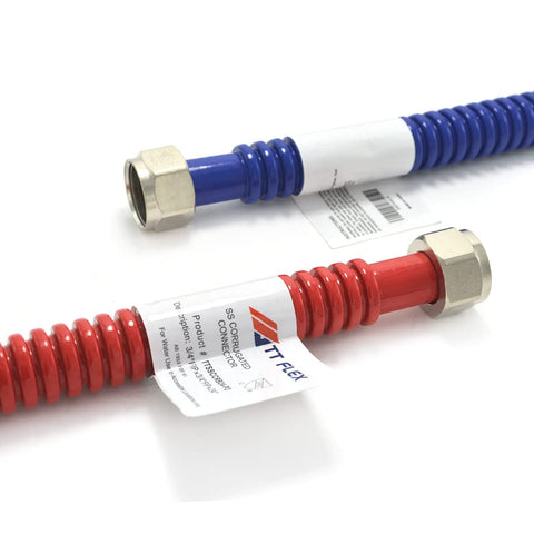 TT FLEX 3/4 inch FIP end assembly suitable for leak-free installations.
