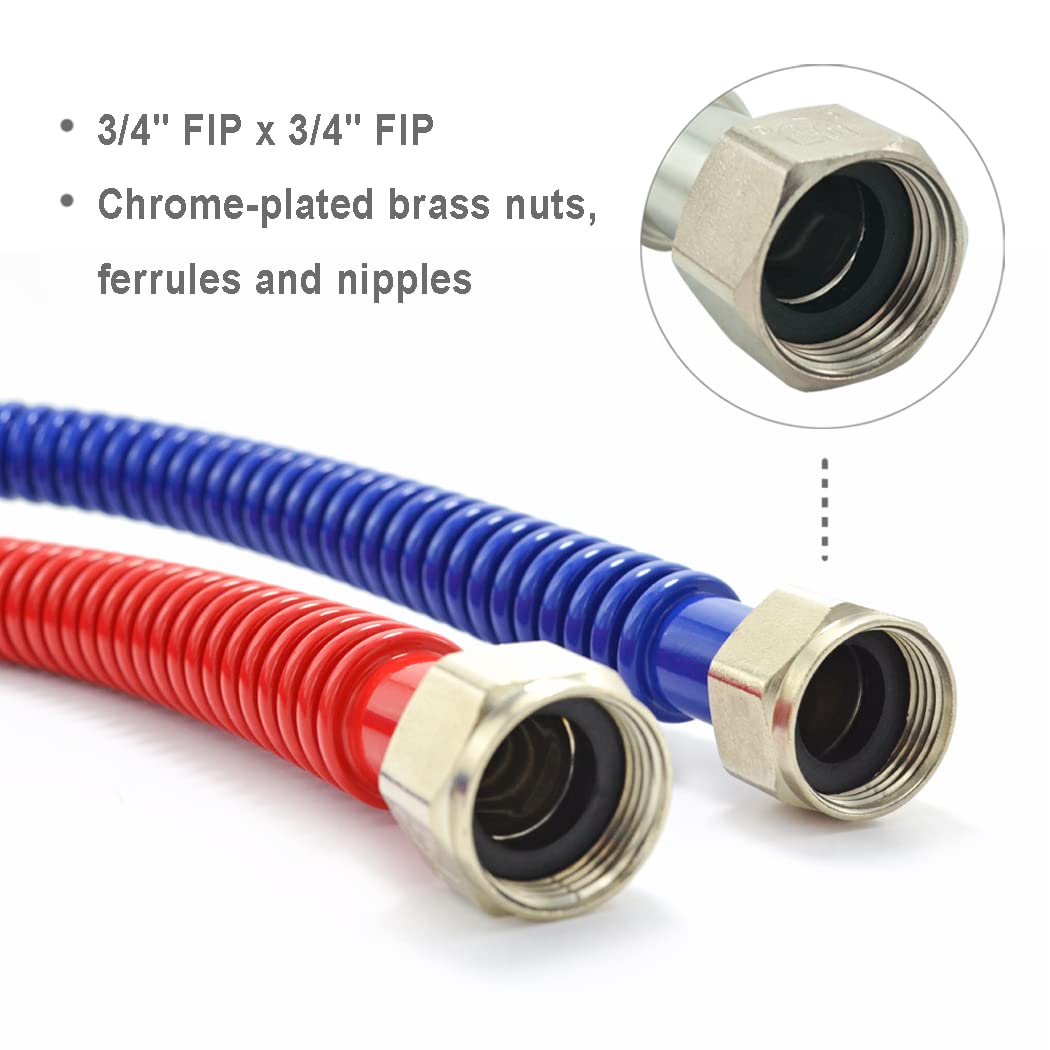 TT FLEX blue cold-water connector clearly identifies the cold line.