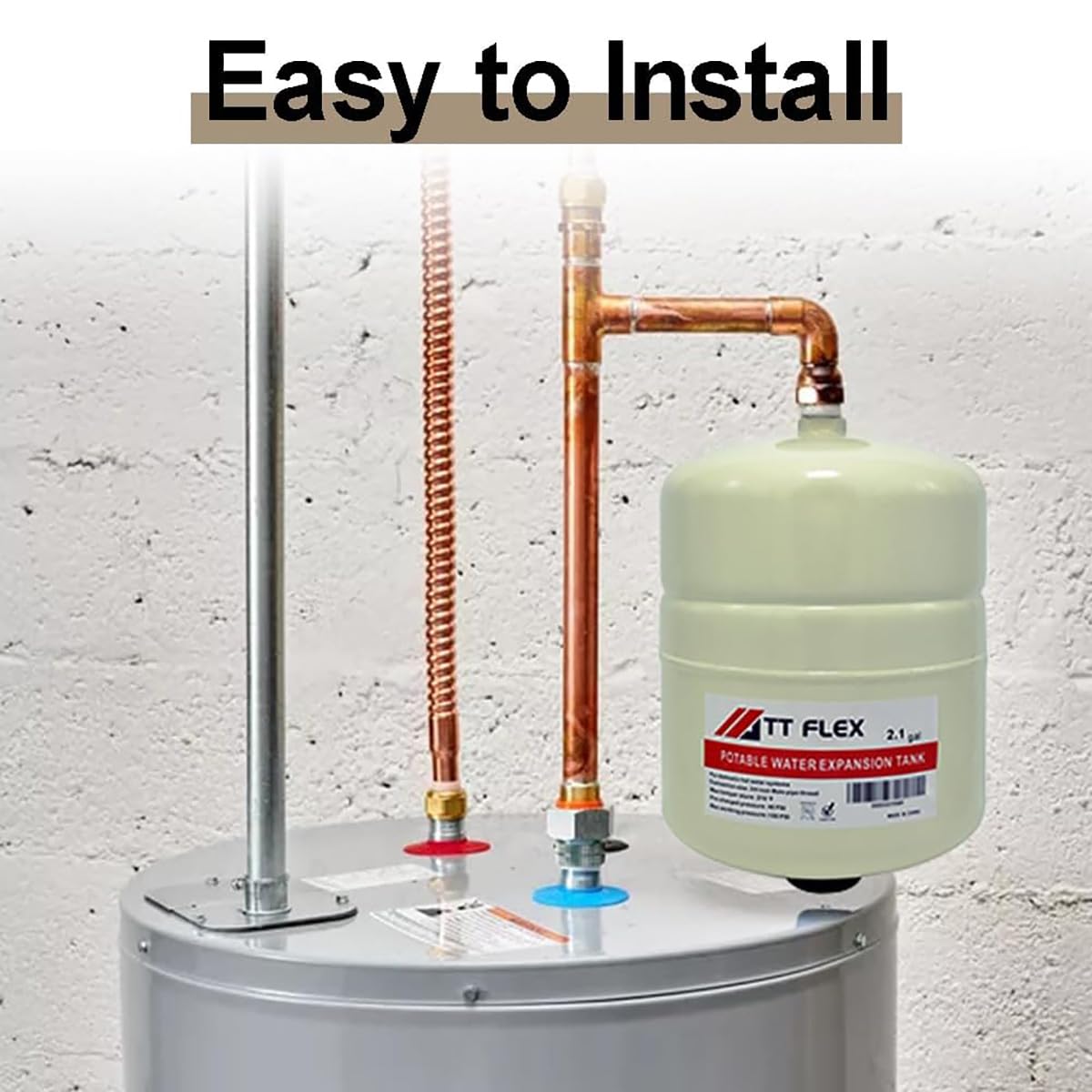 TT FLEX 2.1 gallon capacity graphic for small systems.