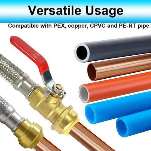 TT FLEX integrated ball valve for easy shut-off during service