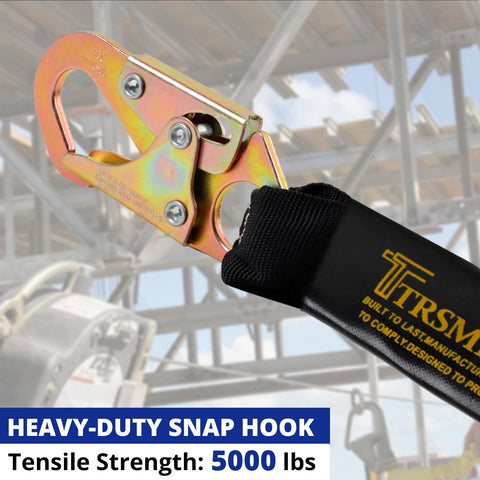 TT TRSMIMA 6ft lanyard combining fall arrest and shock absorption on site