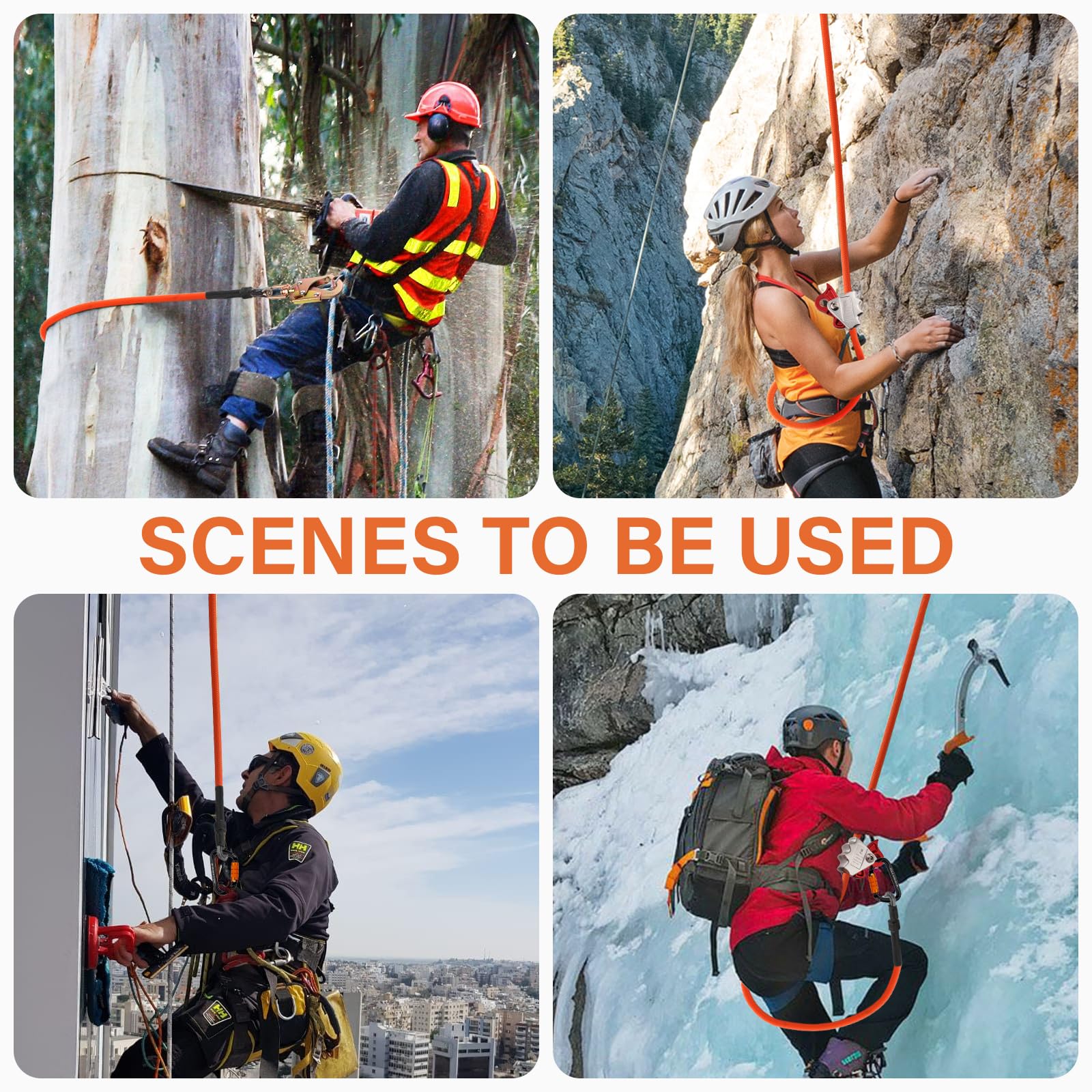 TT TRSMIMA arborist-climbing-harness-compatibility demonstrates versatile integration with safety gear