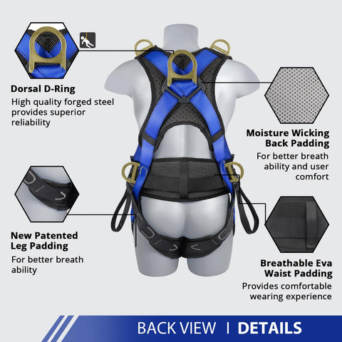 TT TRSMIMA chest attachment points enhance safety during climbs.