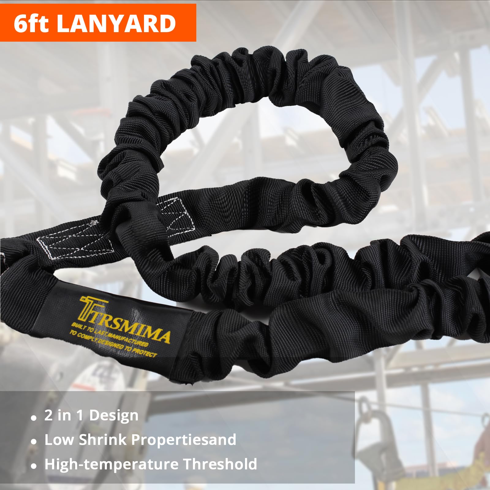 TT TRSMIMA durable snap hook resists wear for long-lasting safety.