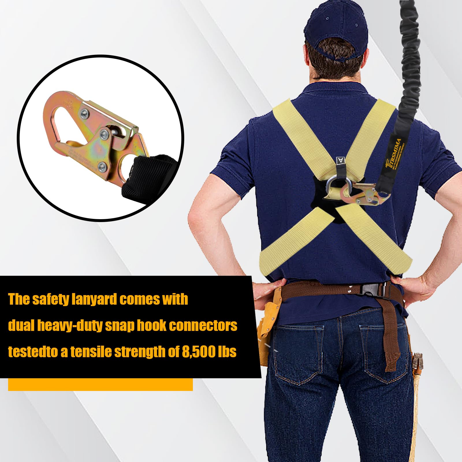 TT TRSMIMA heavy-duty polyester webbing resists abrasion and aging