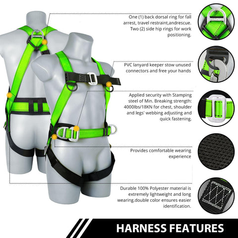 TT TRSMIMA 2 meter safety lanyard displays versatile fall protection option.
