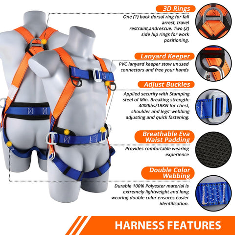 TT TRSMIMA shoulder load-bearing loops improve suspension in tight spaces.