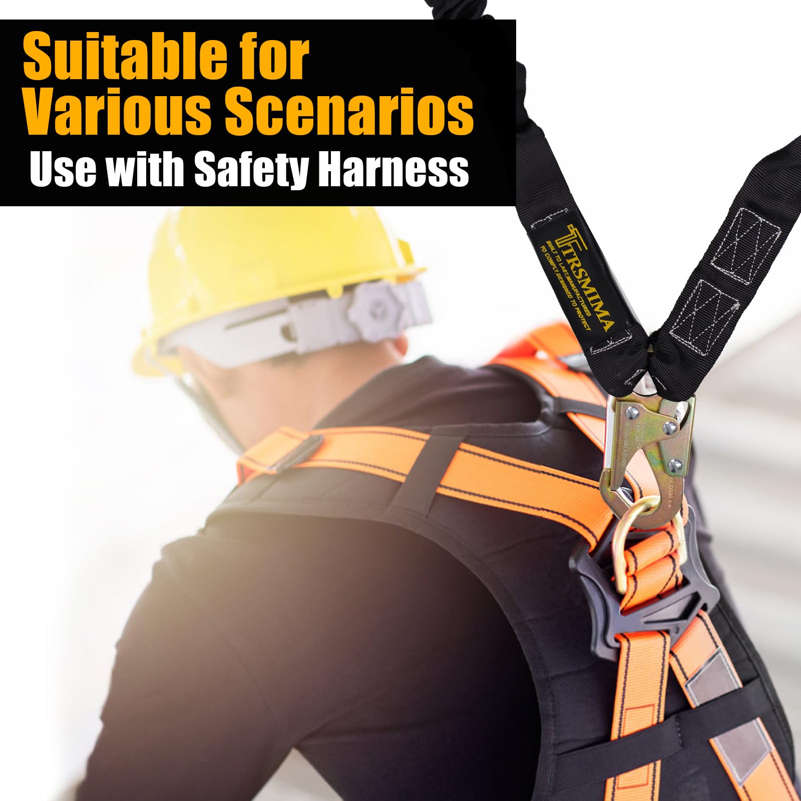 TT TRSMIMA snap hook with reinforced rebar attachment supports tough outdoor use.