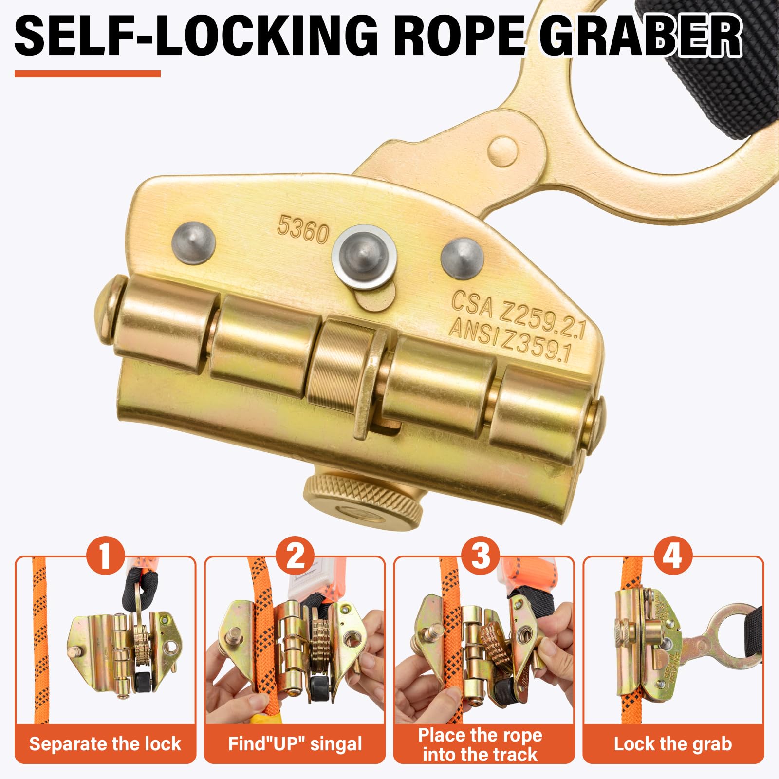 TT TRSMIMA steel roof anchor for reusable, secure anchoring