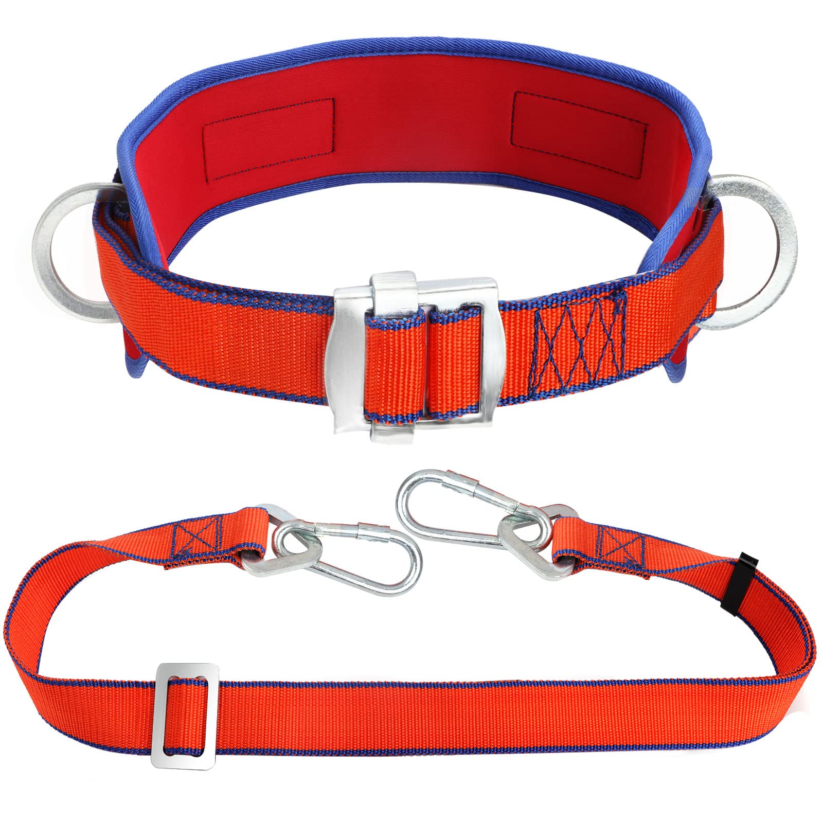 TT TRSMIMA tree climbing harness with ergonomic waistpad for breathable comfort during long climbs.