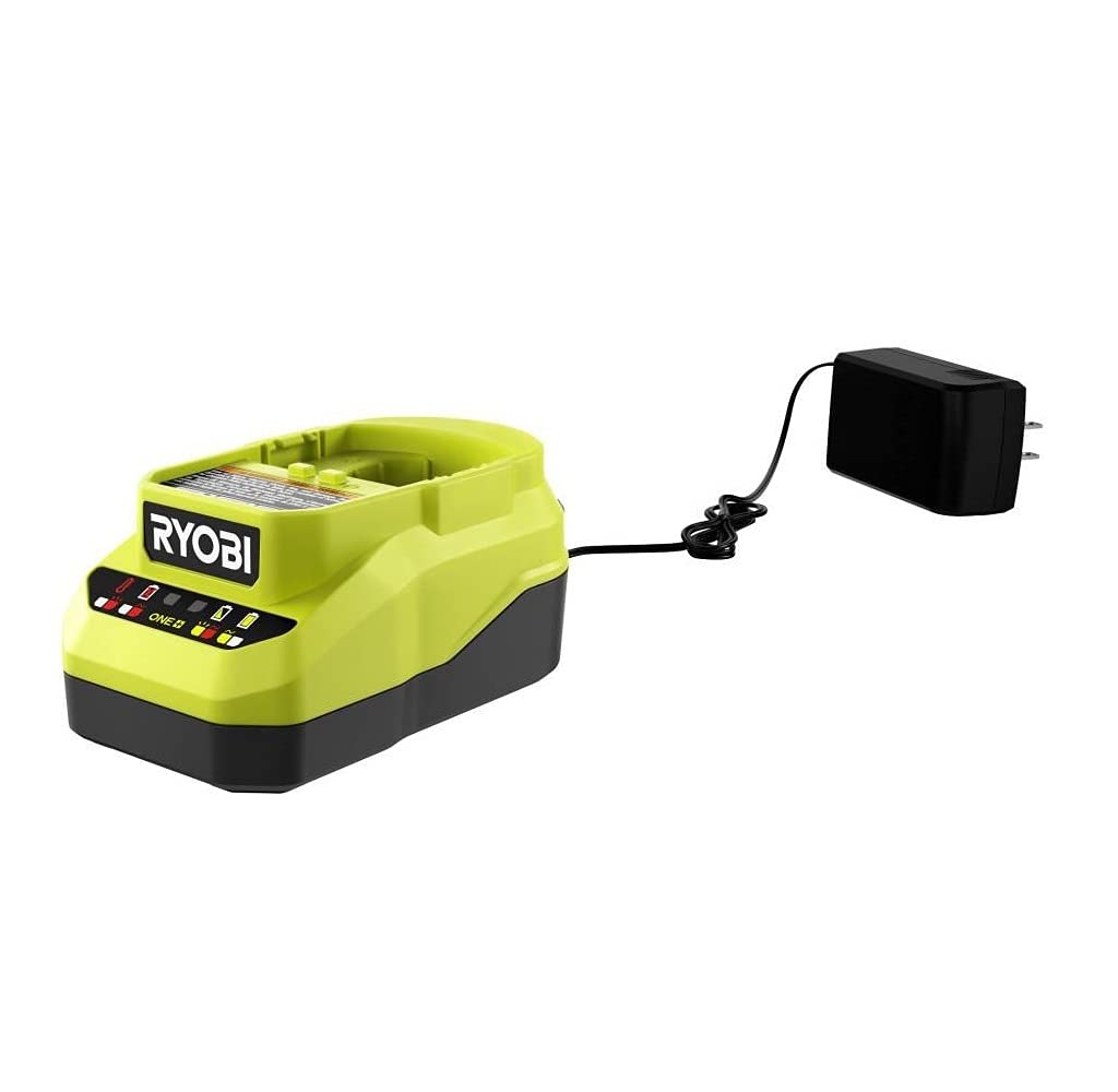TTI Ryobi PCG002 charger front view for compact workshop use