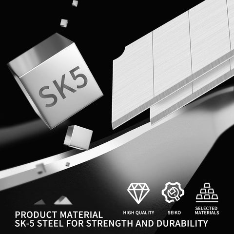 TTOVIA SK5 steel blades illustrating rust-resistant construction