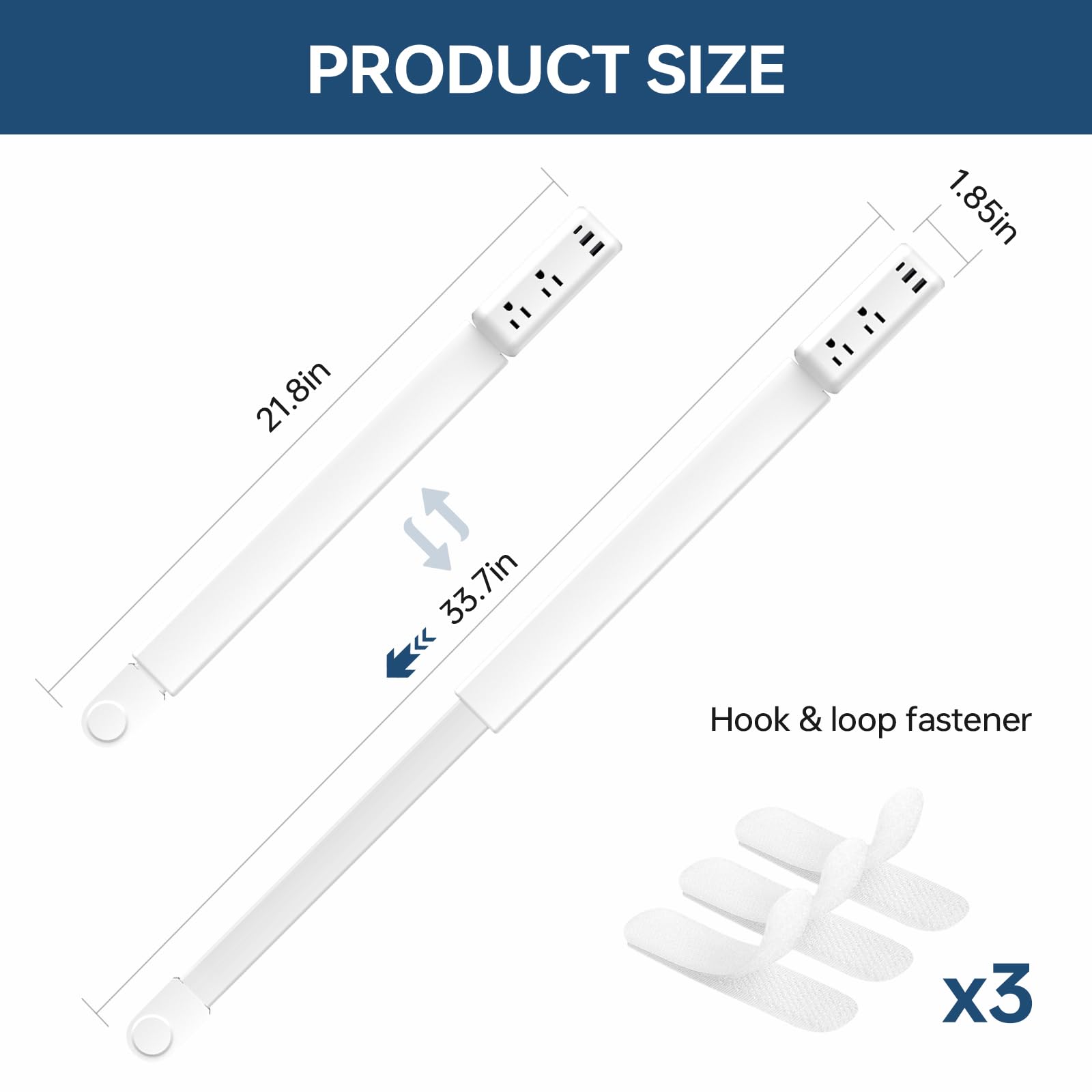 TTTOUAJ outlet extender made with fireproof material for indoor use