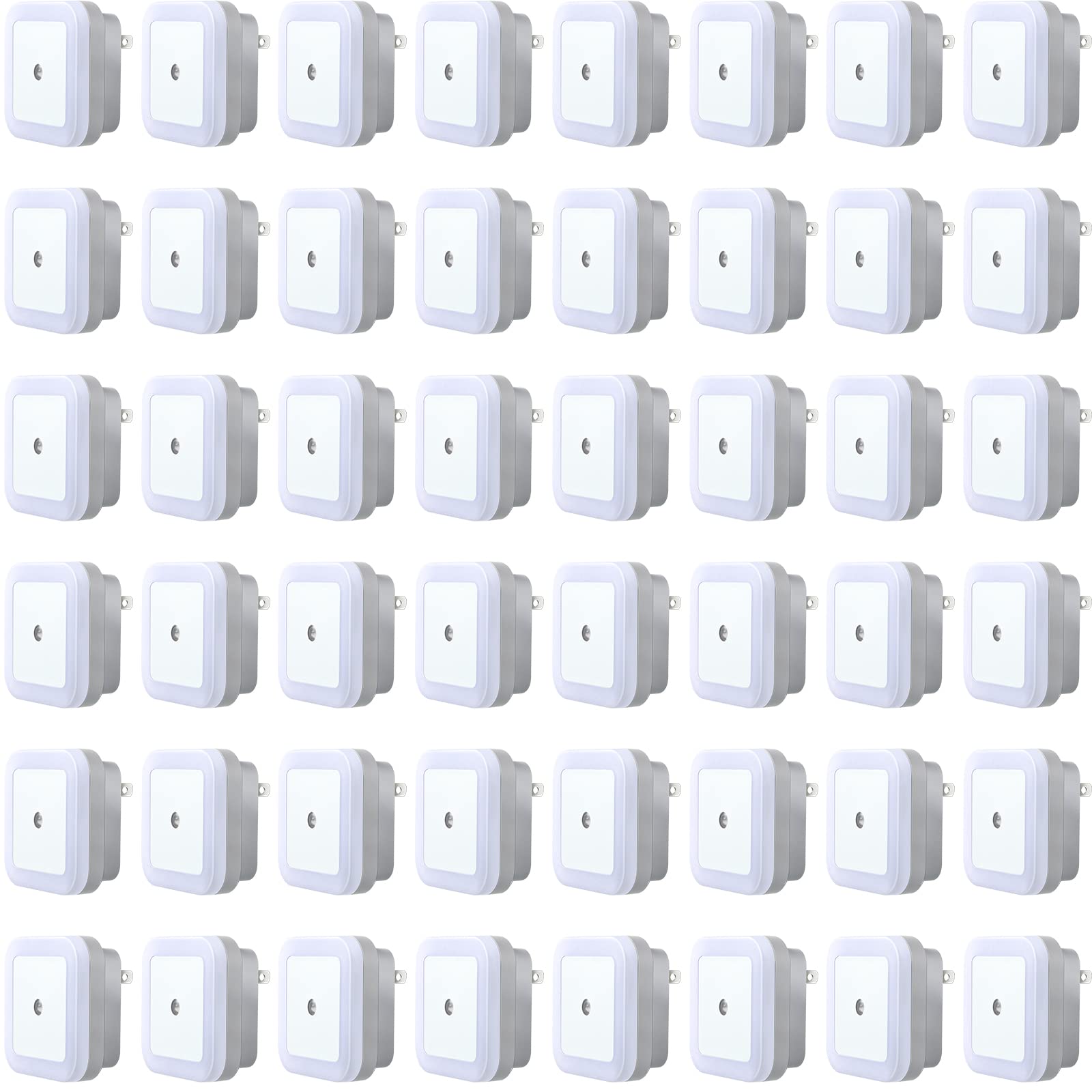 Tuanse LED night lights with smart sensor on wall plug for automatic lighting.