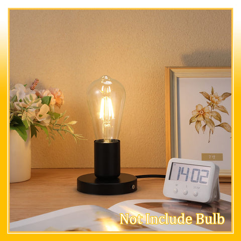 Tuanse bulb-holder base accepts incandescent, LED, and more for versatile lighting.