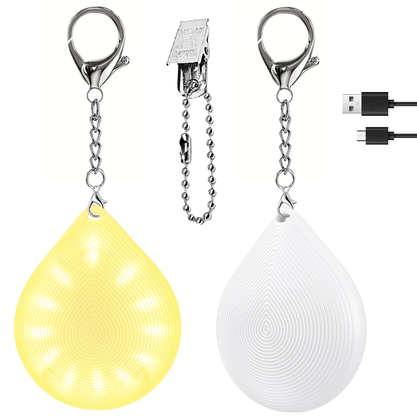 Tubasion purse light clip-on demo illuminates interior for easy item finding