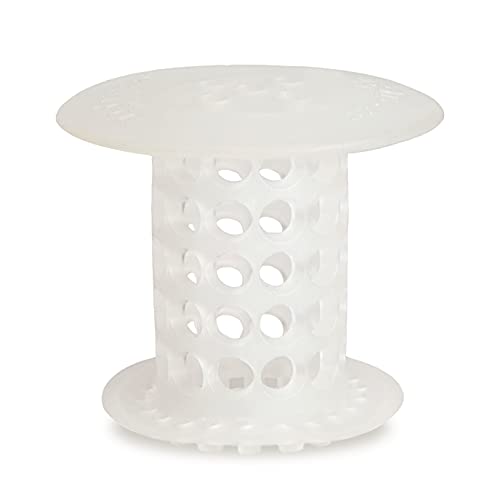 TubShroom compact bathroom gadget that helps maintain a cleaner tub area