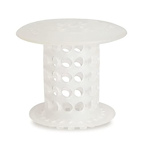 TubShroom compact bathroom gadget that helps maintain a cleaner tub area