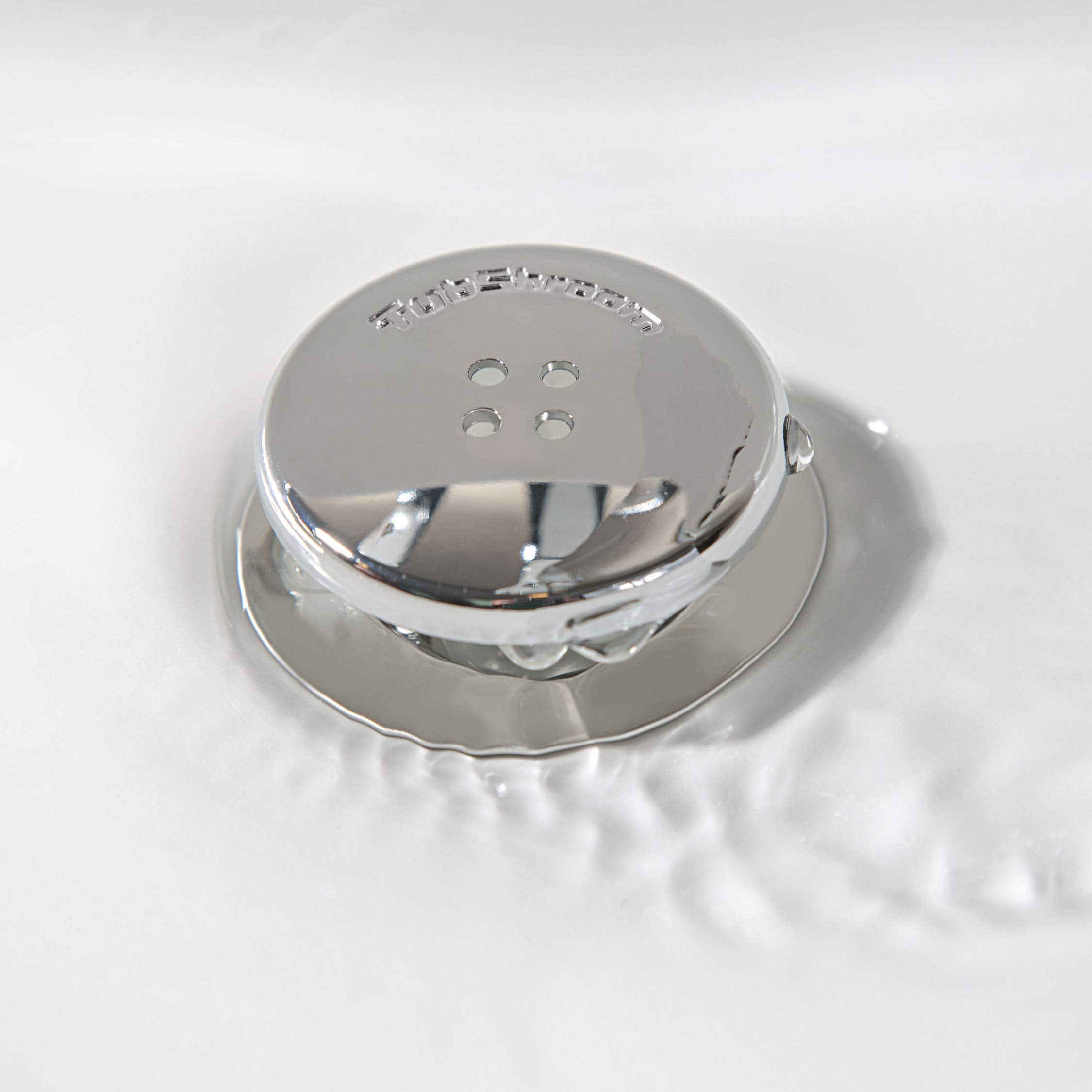 TubShroom works with standard tub drains for quick setup.