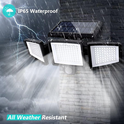 Tuffenough four-pack provides complete perimeter lighting for your property.