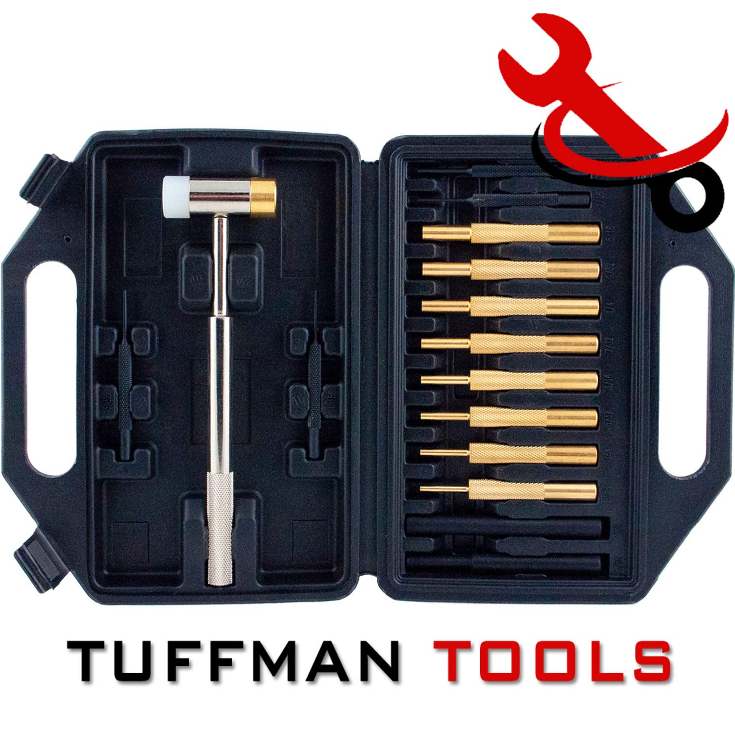TuffMan Tools storage case keeping all punches organized for gunsmithing.