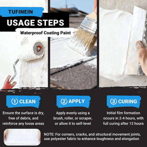 Tufinein gutter sealant stops leaks and water intrusion