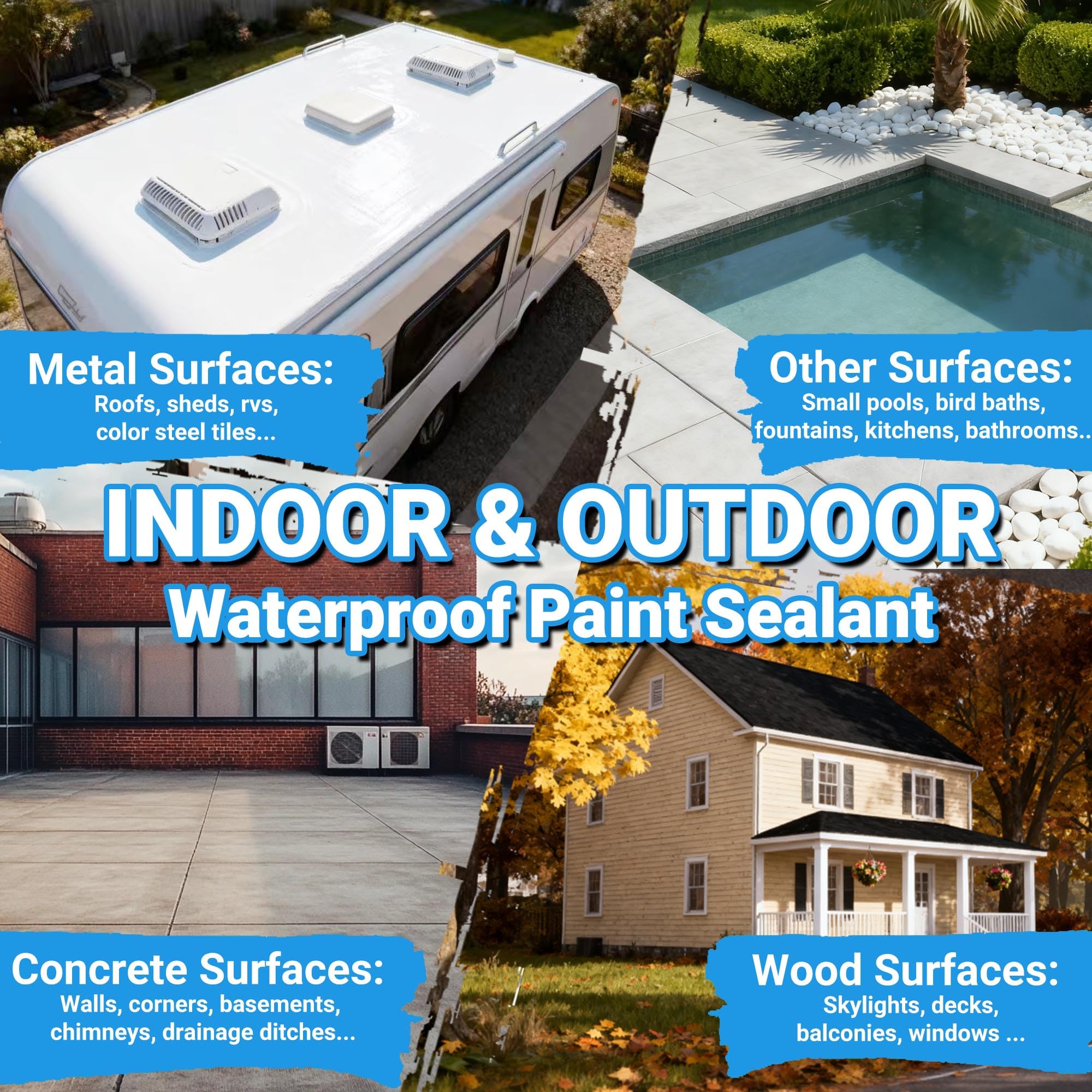 Tufinein roof edge sealant provides weather resistance for outdoor areas