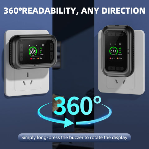 TUIKEN 5-in-1 detector protects bedrooms, kitchens, RVs, and more.