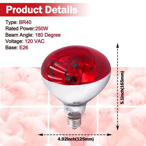 Tujinxiangsheng safety-first heat lamp setup for safe operation
