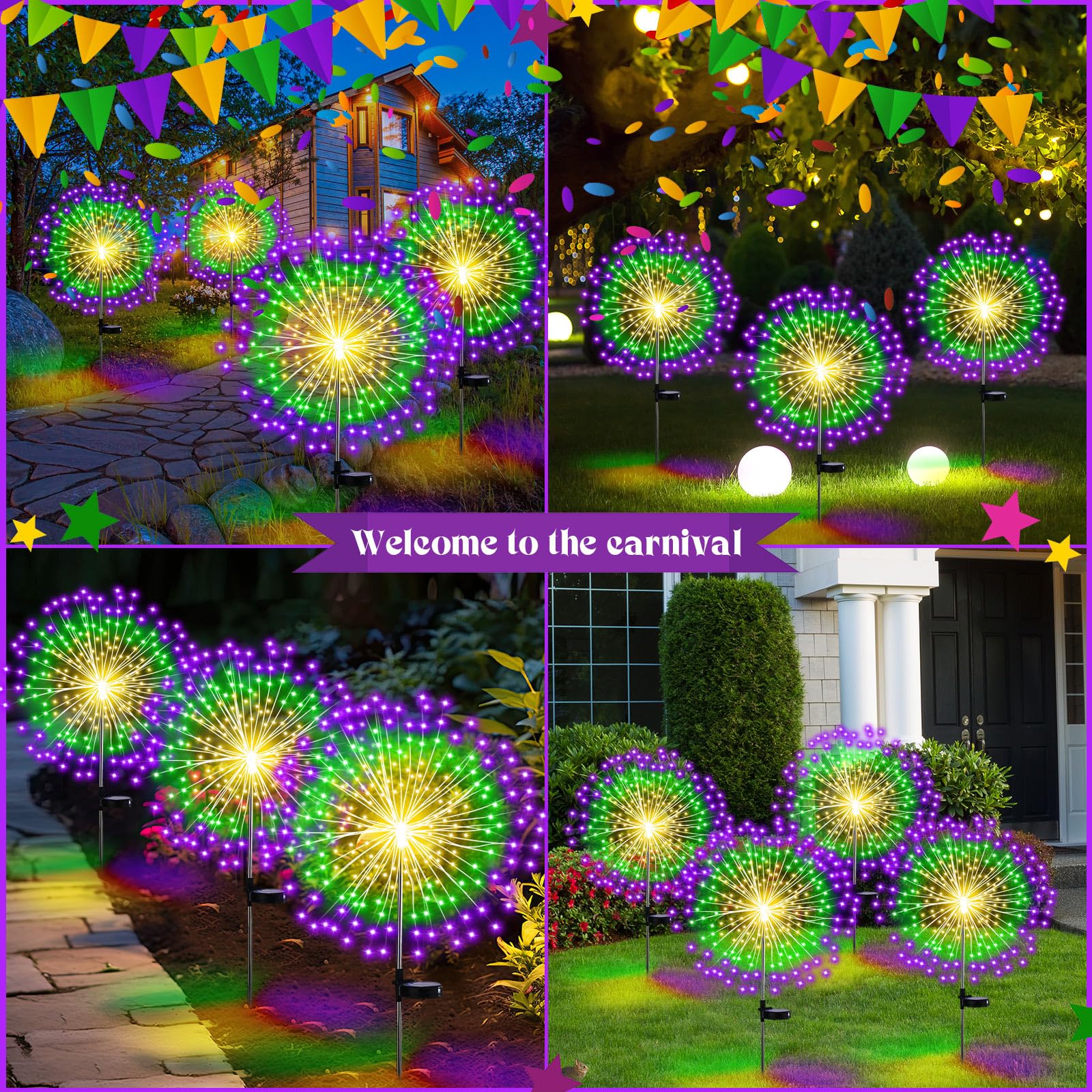 Tujoe versatile decor fits gardens, sidewalks, lawns, and courtyards for events.