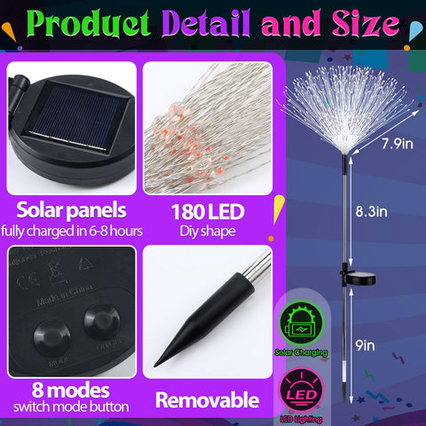 Tujoe pliable wires let you craft fireworks, hearts, or lantern shapes for unique displays.