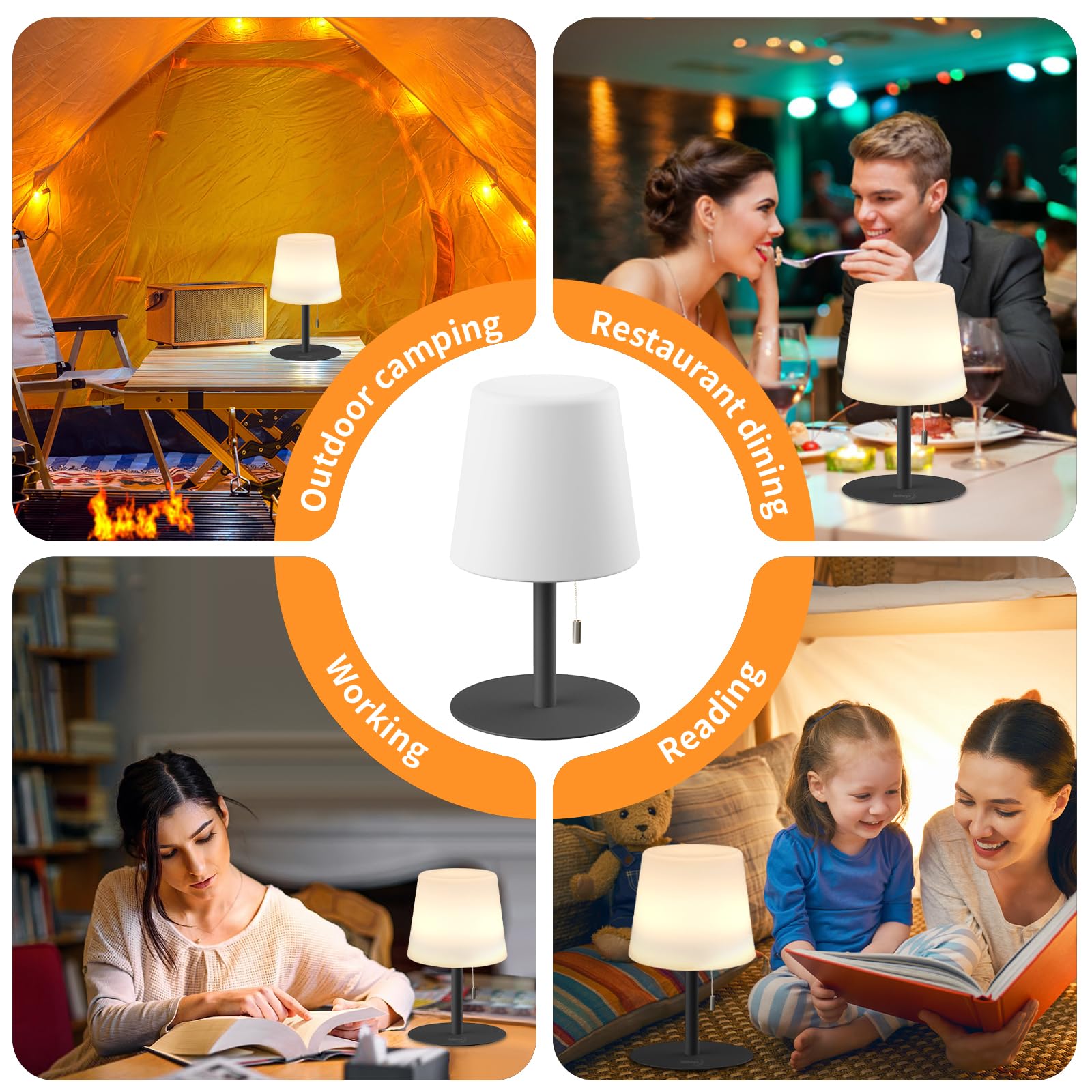 Tulbeys monochrome RGB and warm white modes for versatile mood lighting.